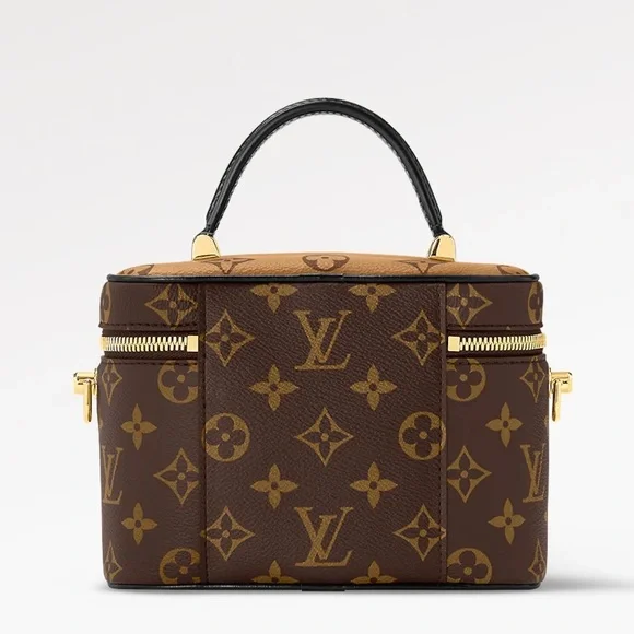 Authentic Louis Vuitton LV Monogram Vanity PM Reverse Canvas M45165 - Picture 4 of 16